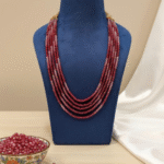 Handcrafted Multi-Strand Onyx beads Mala