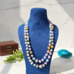 Handcrafted Yellow Agate Double Mala