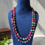 Handcrafted Yellow Agate Double Mala