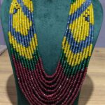 Multi color 11 layer onyx beads mala