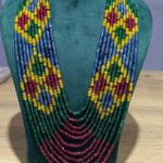 Multi color 11 layer onyx beads mala